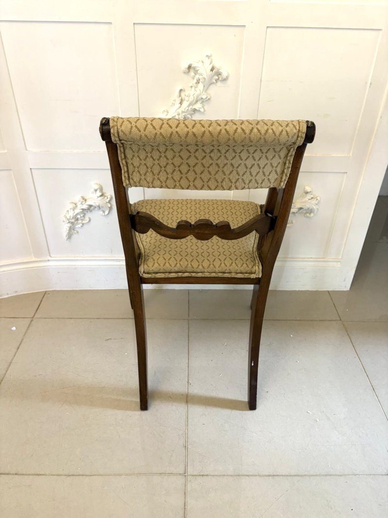 Exhibition Quality Set Of Eight Antique Regency Mahogany Dining Chairs - Image 4